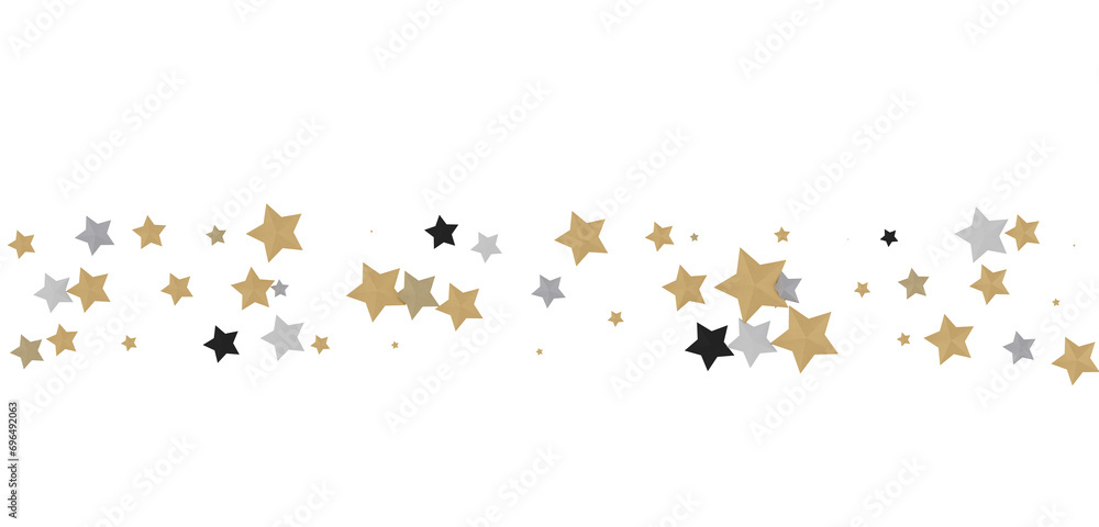 Enchanted Galaxy: Experience the Splendor of a 3D Gold Stars Shower Enchanted Galaxy: Experience the Splendor of a 3D Gold Stars Shower