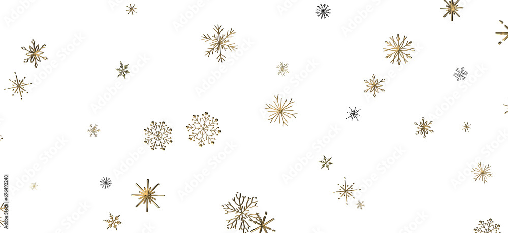 Snowflake Symphony: Magnificent 3D Illustration Showcasing Falling Holiday Snowflakes in Harmony Snowflake Symphony: Magnificent 3D Illustration Showcasing Falling Holiday Snowflakes in Harmony