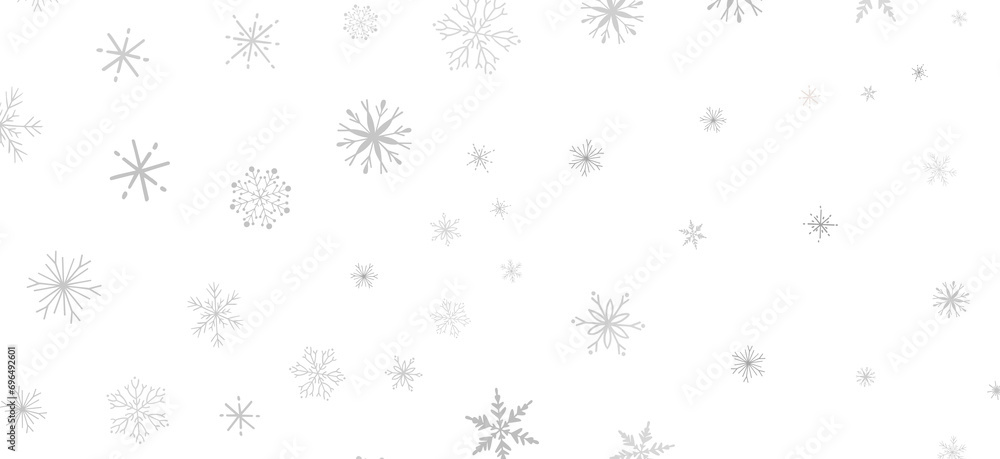 Festive Snow Drift: Captivating 3D Illustration of Descending Christmas Snowflakes Festive Snow Drift: Captivating 3D Illustration of Descending Christmas Snowflakes