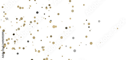gold Confetti Glitter Overlay