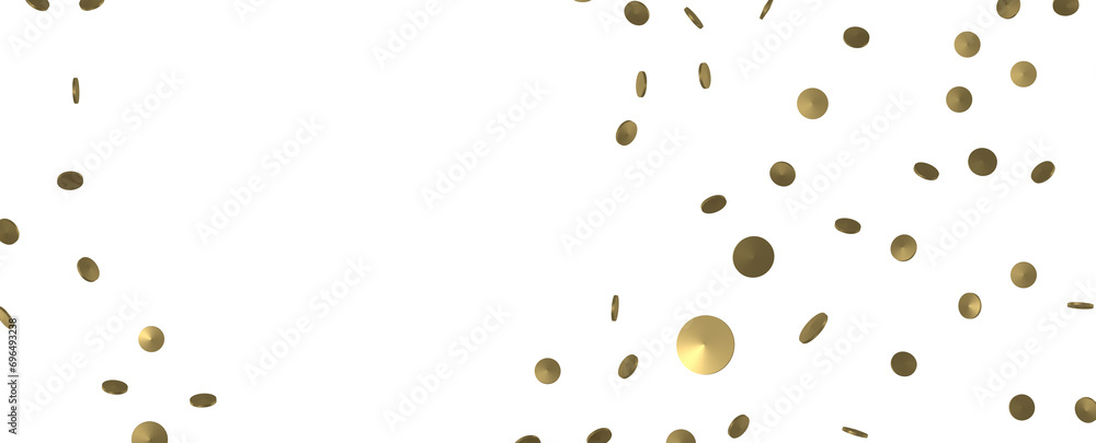 Dazzling Delight: Mesmerizing 3D Illustration of Glittering Gold Confetti Dazzling Delight: Mesmerizing 3D Illustration of Glittering Gold Confetti
