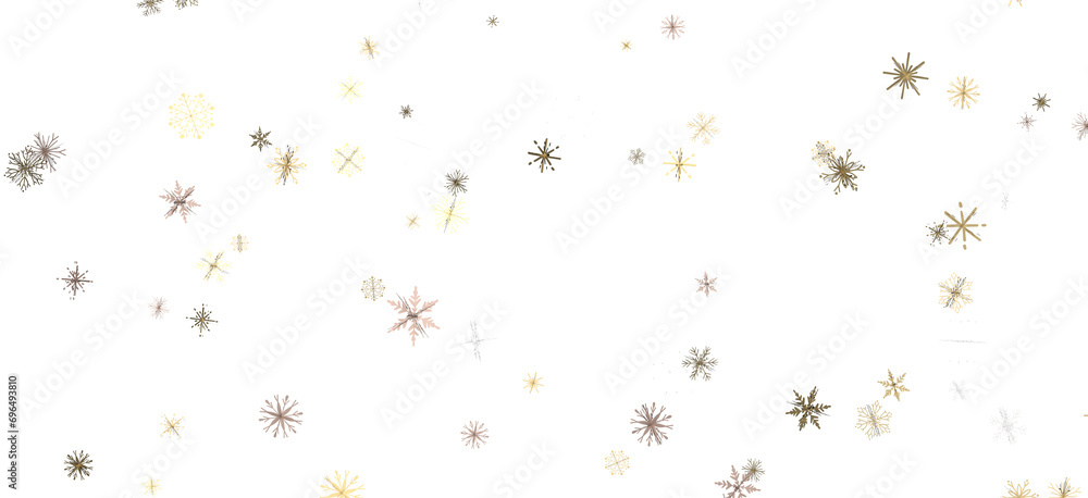 Festive Snow Drift: Captivating 3D Illustration of Descending Christmas Snowflakes Festive Snow Drift: Captivating 3D Illustration of Descending Christmas Snowflakes