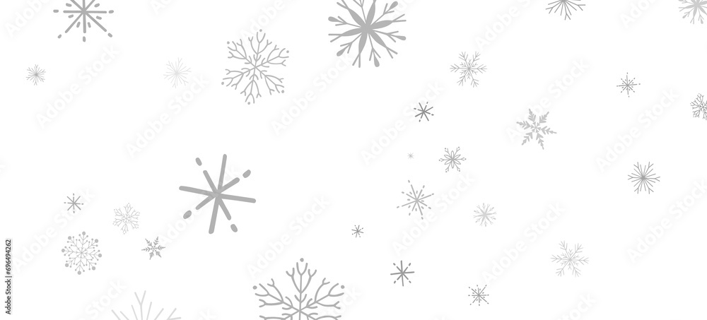 Magical Snow Cascade: Mind-Blowing 3D Illustration of Falling Christmas Snowflakes Magical Snow Cascade: Mind-Blowing 3D Illustration of Falling Christmas Snowflakes