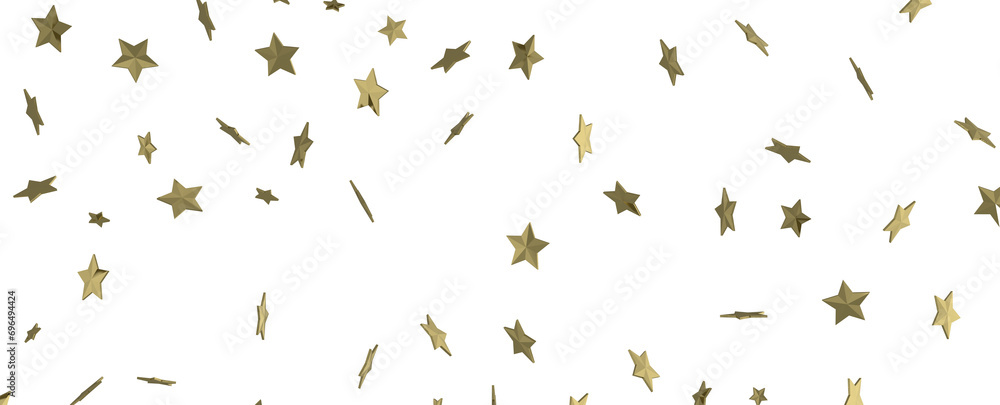 XMAS Stars - golden stars -