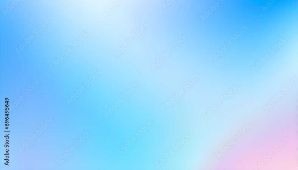 Noiseless Gradient: Clear Blue, Lilac, and White Hues