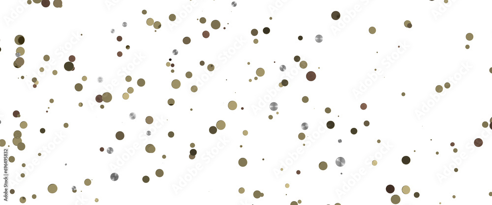 Sprinkle of Success: Spectacular 3D Illustration Showcasing Cascading gold Confetti Sprinkle of Success: Spectacular 3D Illustration Showcasing Cascading gold Confetti