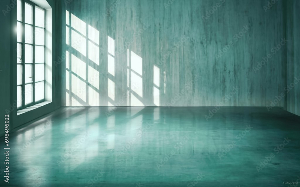 Aqua Dreamland: Studio Room with Calming Tones Aqua Dreamland: Studio Room with Calming Tones