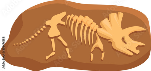 Dinosaur soil mud icon cartoon vector. Layer nature. Old science biology