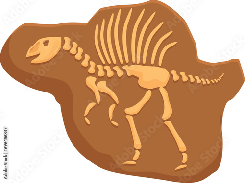 Loam terrain icon cartoon vector. Evolution biology. Learning ground