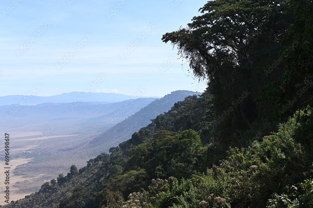 ngorongoro crater walls