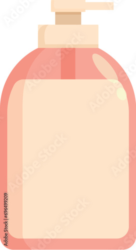 Natural cosmetic soap icon cartoon vector. Bottle dispenser. Pump liquid