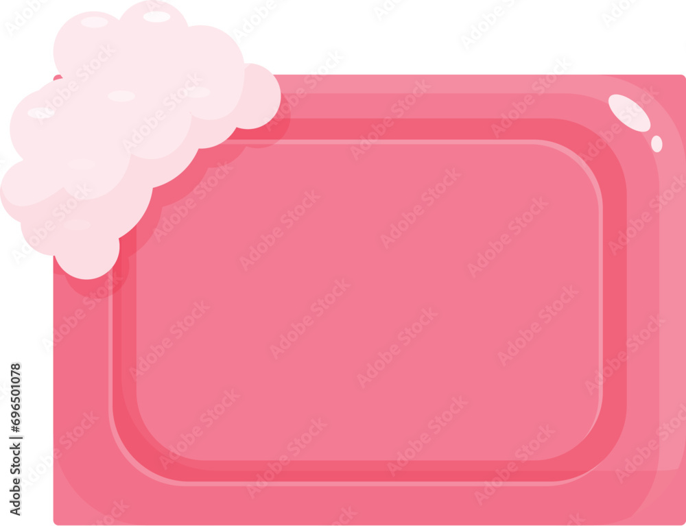 Foam berry soap icon cartoon vector. Natural cosmetic. Cleanser foam