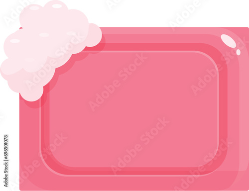 Foam berry soap icon cartoon vector. Natural cosmetic. Cleanser foam
