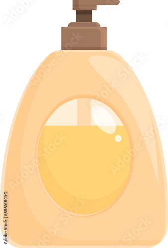 New soap liquid icon cartoon vector. Bottle dispenser. Care pump