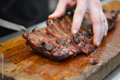 slicing ribs