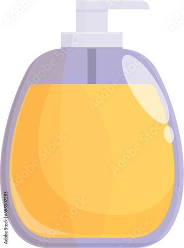 Soap dispenser icon cartoon vector. Cosmetic wash. Pump liquid pot