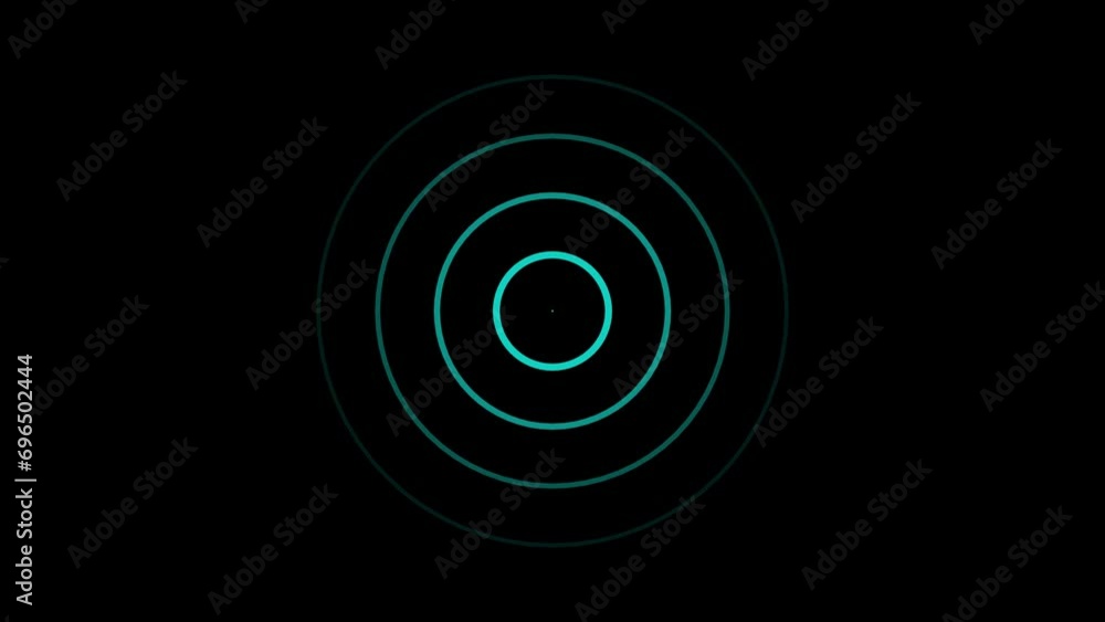 Abstract glowing neon radio waves and seamless loop line animation background Abstract glowing neon radio waves and seamless loop line animation background
