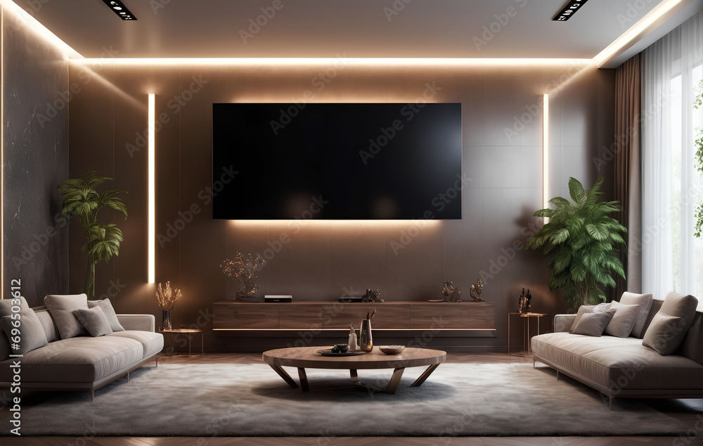 Photography of a Living Room, Ultra Modern Interior Design, wood Photography of a Living Room, Ultra Modern Interior Design, wood