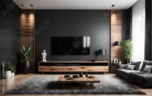 Photography of a Living Room, Ultra Modern Interior Design