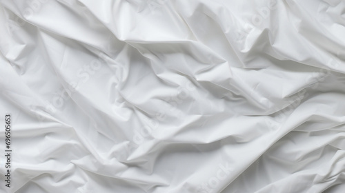 The texture of white paper is crumpled. Background for various purposes