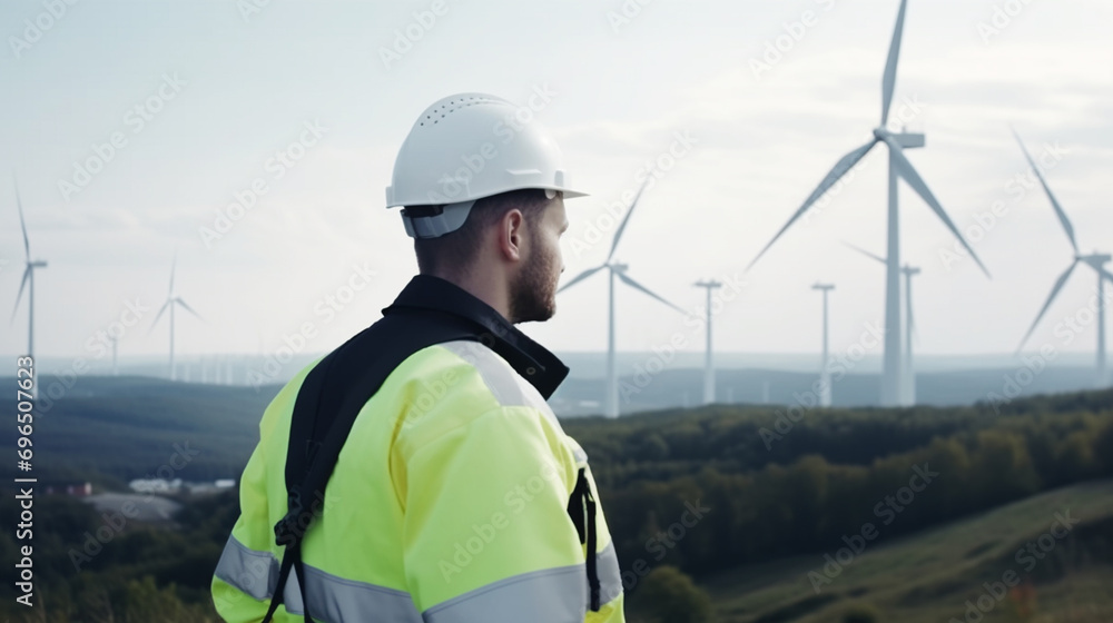 Engineer at Natural Energy Wind Turbine site Engineer at Natural Energy Wind Turbine site