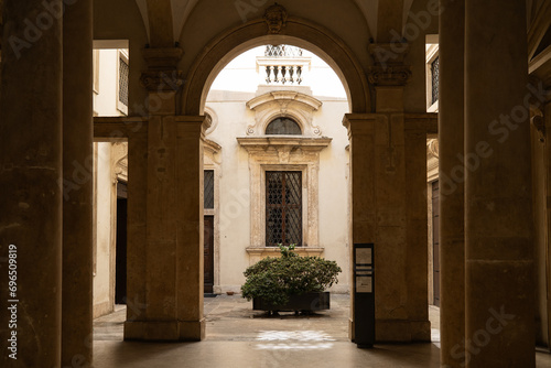 entrance of old Italien house