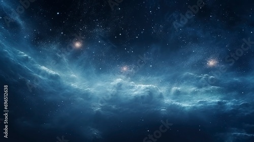 beautiful planets in the universe with stars in the background © Marco