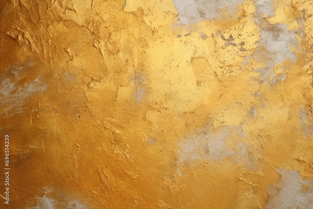 A detailed view of a gold and white wall. Suitable for interior design projects