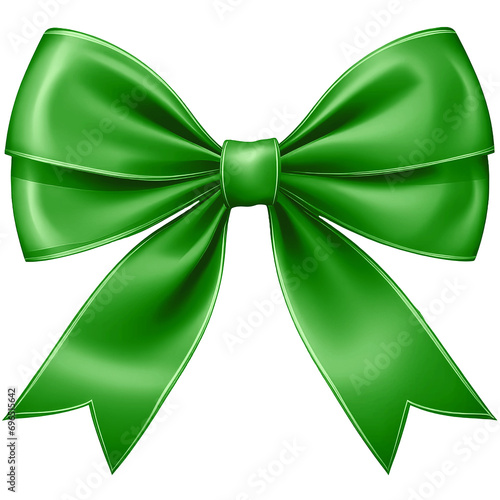 Green ribbon bow bowknot for decoration bow tie