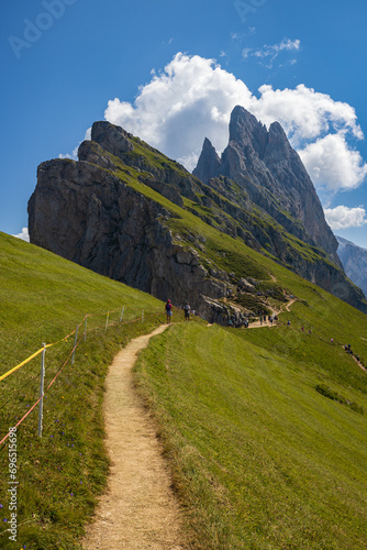 Le Odle dal monte Seceda, Dolomiti