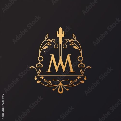 christmas greeting card, golden crown, restaurant logo, logo, symbol of company
