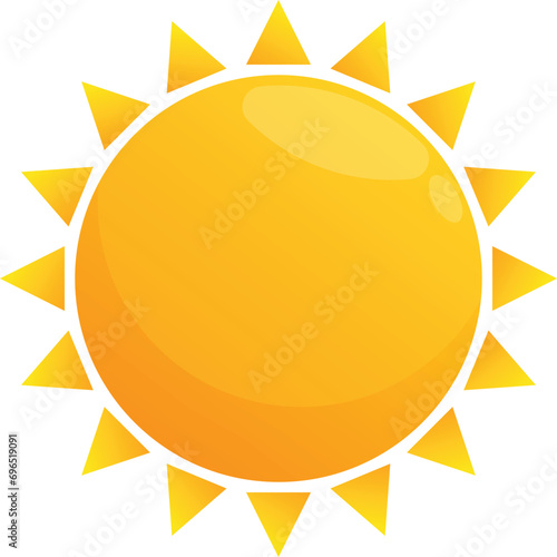 Sun lullaby bed icon cartoon vector. Sleeping rocking celestial. Happy song