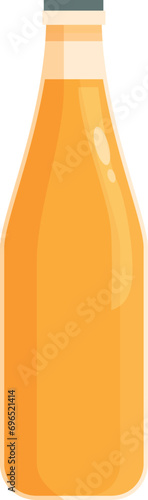 Drink bottle icon cartoon vector. Press glass food. Party brew
