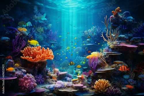 tropical coral reef