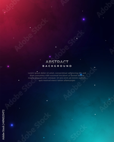 Space background full of sparkling stars