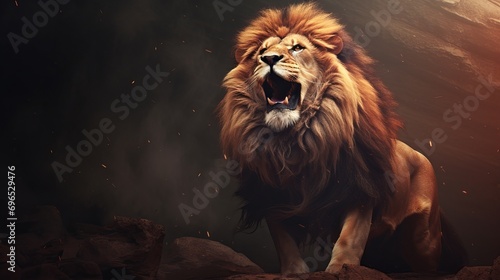 lion roar photo