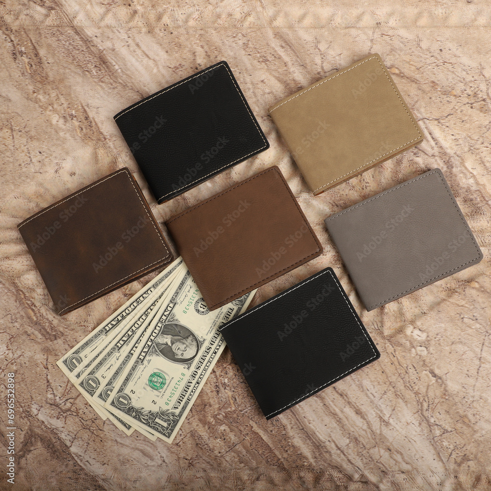 Colorful man wallet. Concept shot, top view, different colors man wallet. Special background man wallet view. Men fashion and accessories. Colorful man wallet. Concept shot, top view, different colors man wallet. Special background man wallet view. Men fashion and accessories.