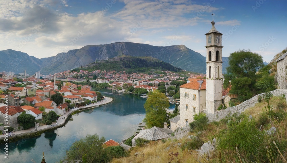 breathtaking panorama exploring the old town of trebinje bosnia