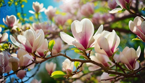 magnolia tree blossom
