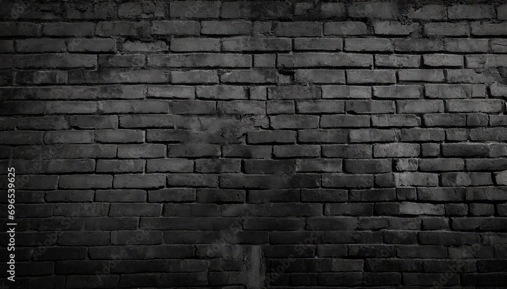 abstract black old cracks brick wall texture for pattern background ...