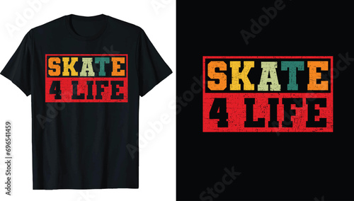 Roller derby Ice Skating T-shirt Design, Ice winter sports skates T-shirt design
