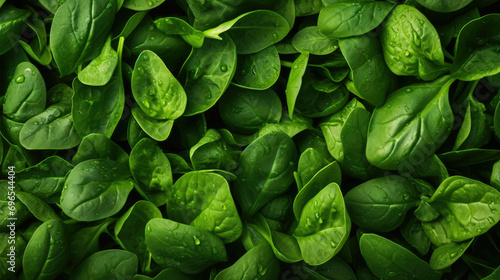 Background green food vegetable organic fresh raw plant leaves spinach nature healthy salad
