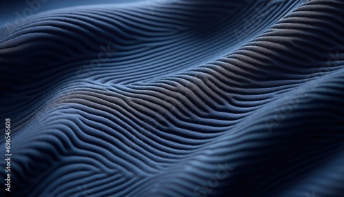 Close-Up View of a Wavy Surface