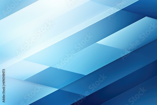 Abstract Blue Geometric Background
