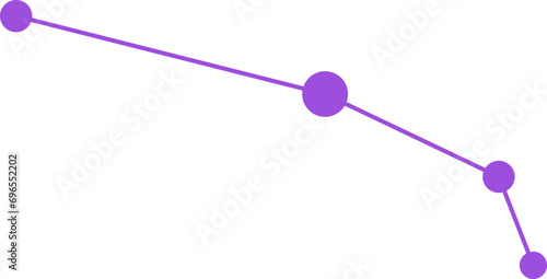 Zodiac constellations. Minimalist star signs, astrology constellation shape.