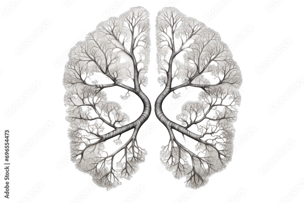 The bronchi and lungs form the respiratory system. The bronchi and lungs form the respiratory system.