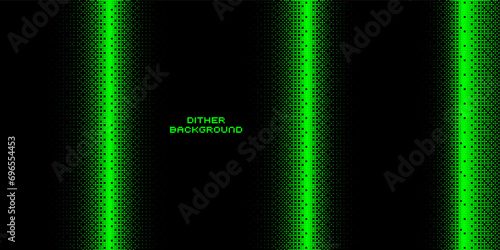 Pixel dither bitmap texture. Abstract pixel smooth gradient transition, 8 bit video game screen wallpaper. Vector background