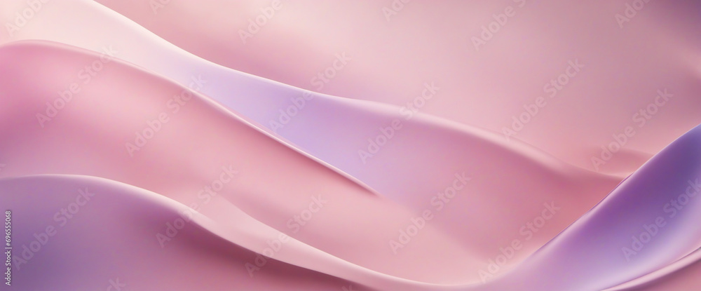 Obraz premium Soft Pastel Gradient Background with Striped Design - Elegant Beige, Pink, Lilac, Purple, and Blue Tones for Encards or Banners, Featuring Matte and Shimmer Textures. Ideal for Valentine's and Mother'