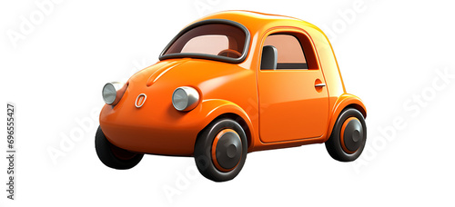 A 3d little Car png transparent