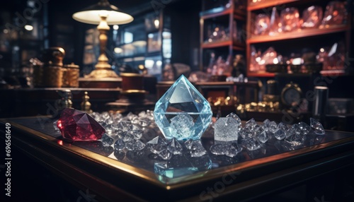 A Colorful Diamond Table
